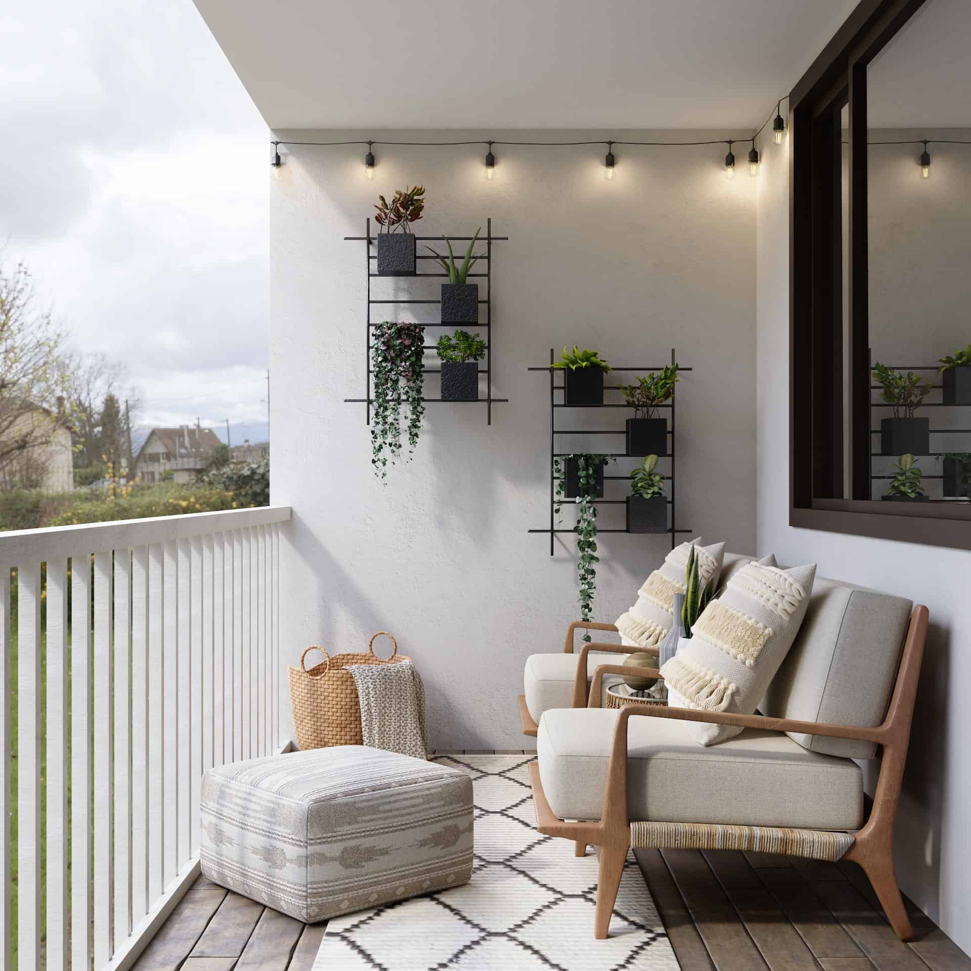 DIY on the balcony? Make a corner for creative work